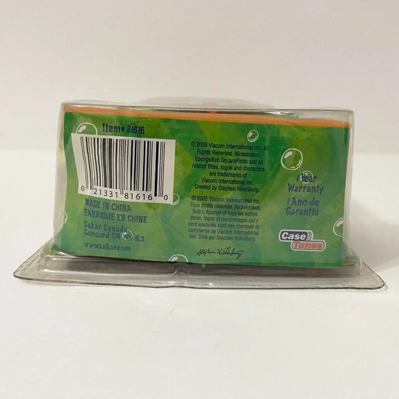 2005 Spongebob Squarepants MP3 Sound Case Built In Speakers - Picture 5 of 16